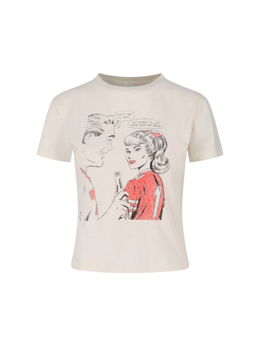 Re/Done "Sports" T-Shirt – White