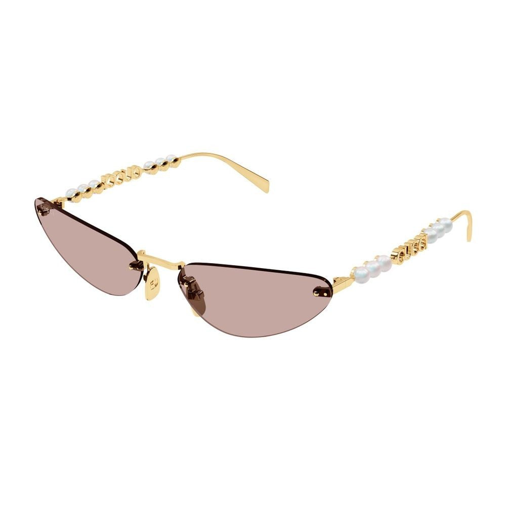 Gucci Gg1920s Linea Name Of Brand Rimless Cat-Eye Sunglasses