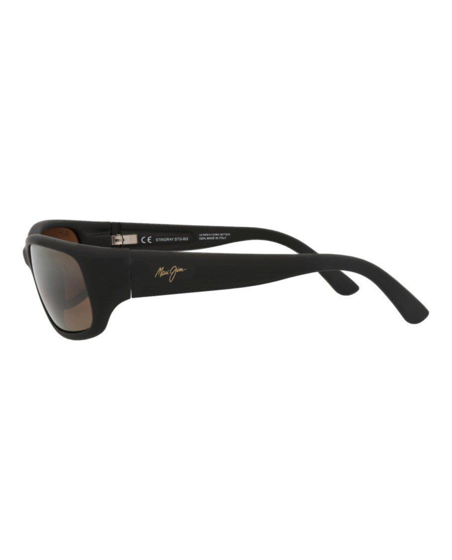 Maui Jim Shield-Frame Injection Sunglasses