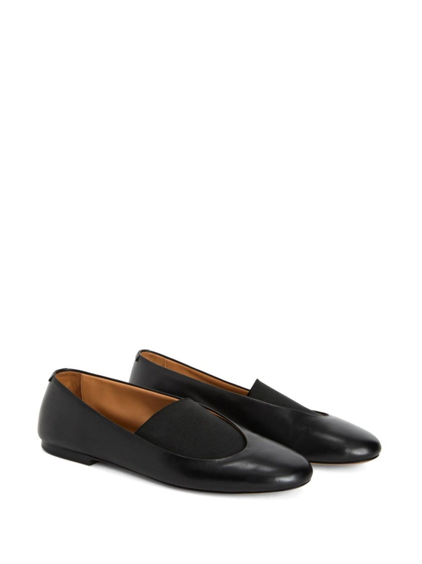 Jil Sander Rounded Toe Flat Shoes With Minimalist Design