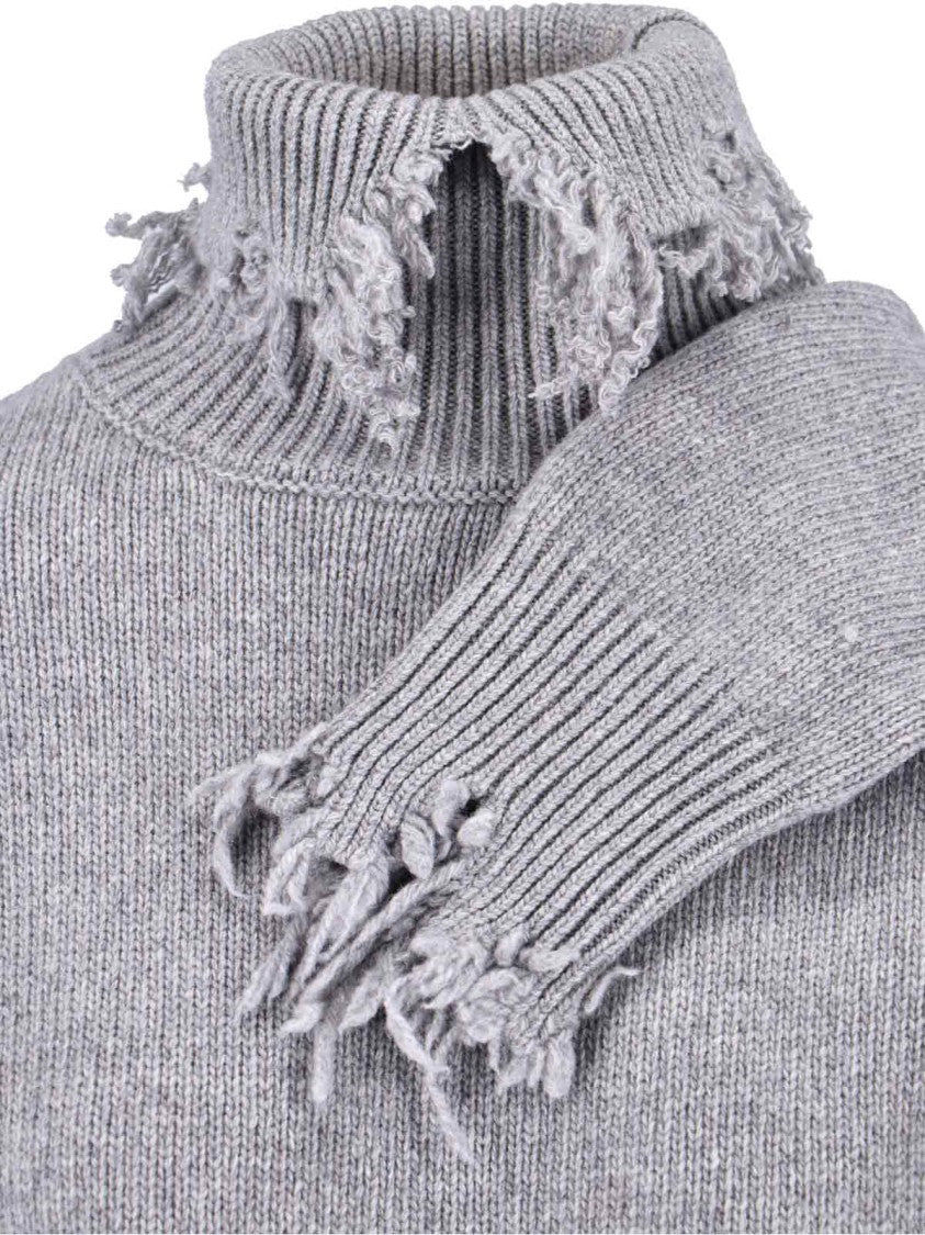 Seafarer "Stella" Virgin Wool Sweater – Grey