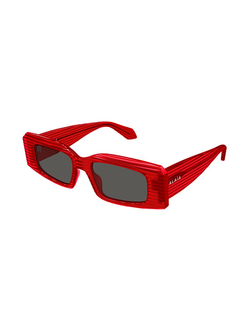 Alaïa Red Aa0078s Bold Textured Sunglasses