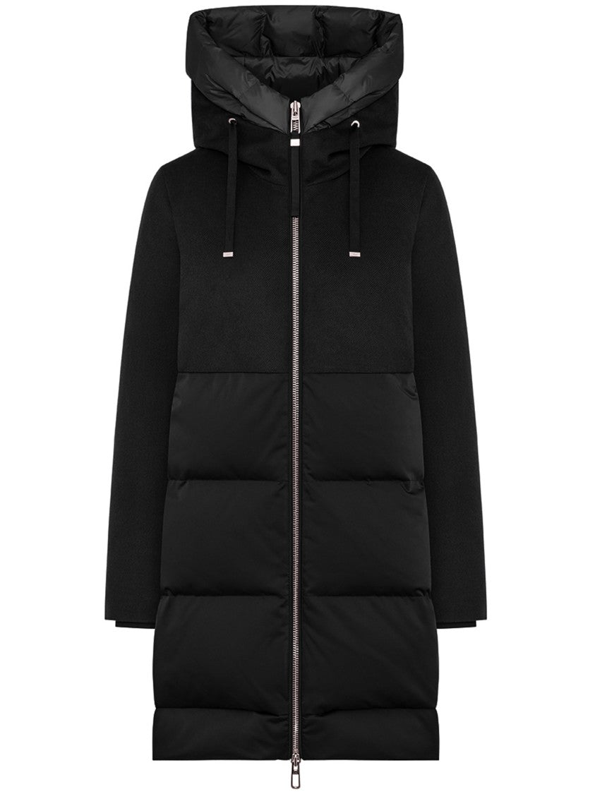 Duno Quilted Long Hooded Padded Jacket