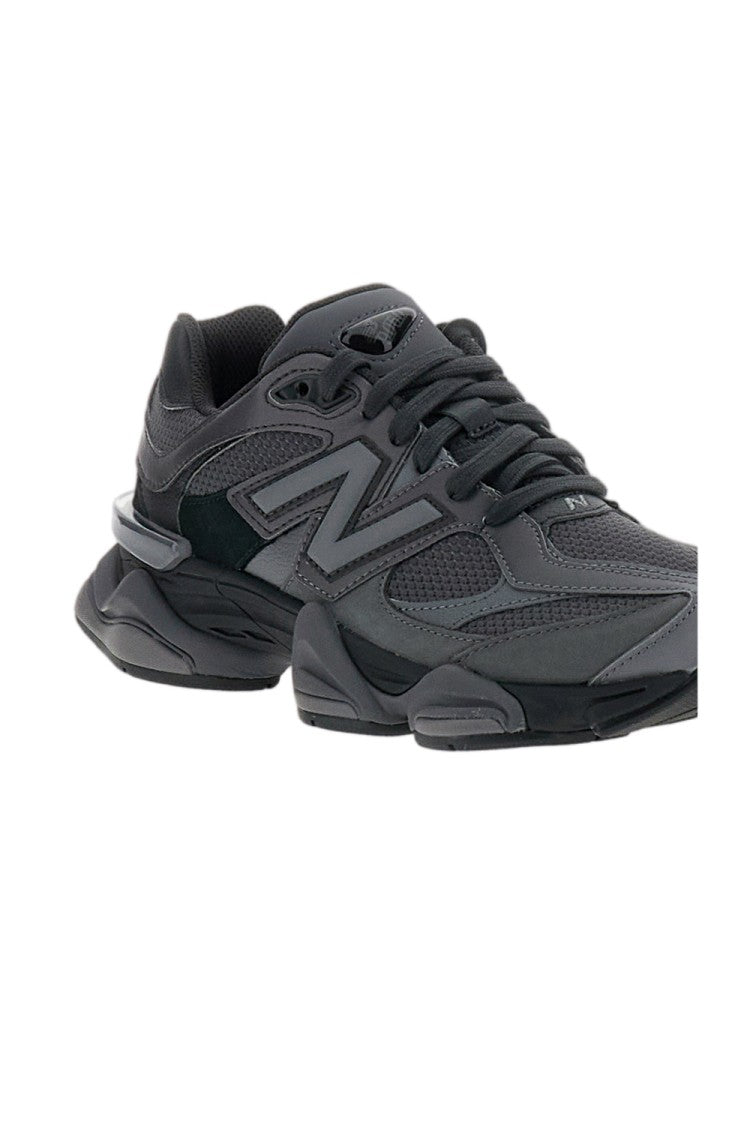 New Balance Black 9060 Mesh Suede Sneakers