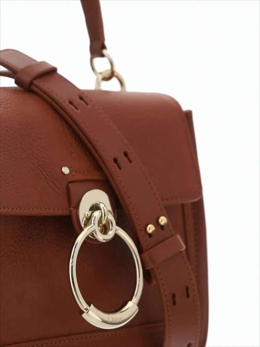 Chloé Structured Calf Leather Tote Bag