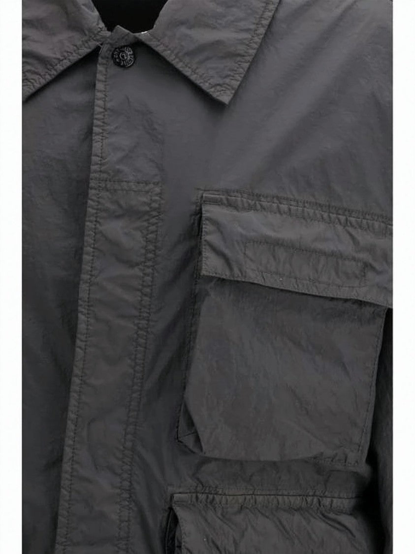 Stone Island Cropped Boxy Black Stone Island Jacket