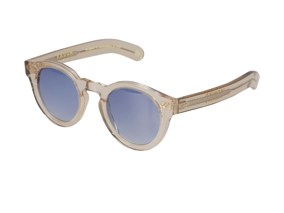 Kador Beige Ikoniko Amerika Round Gradient Sunglasses