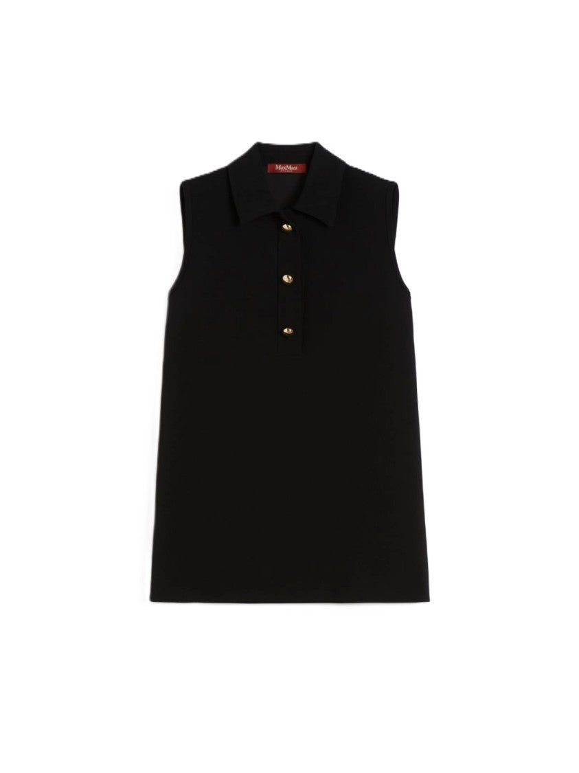 Max Mara Refined Black Polo Sweater
