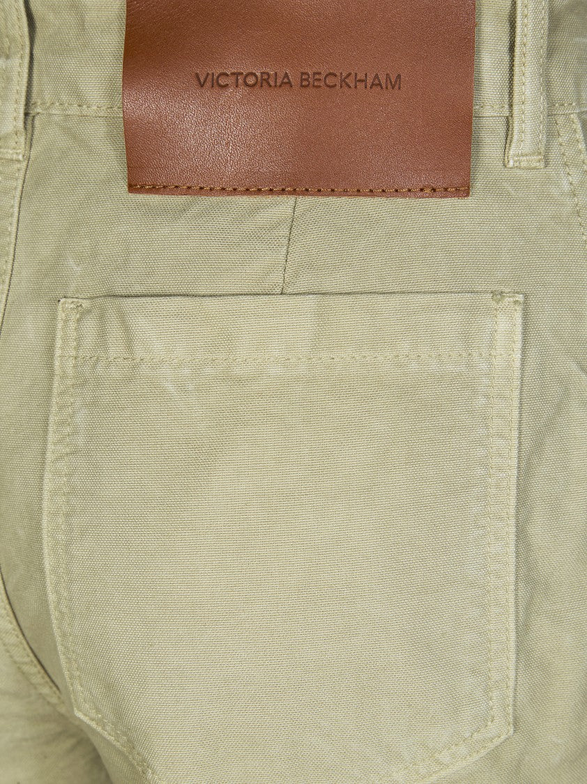 Victoria Beckham Neutral Alina Patch Pockets Jeans