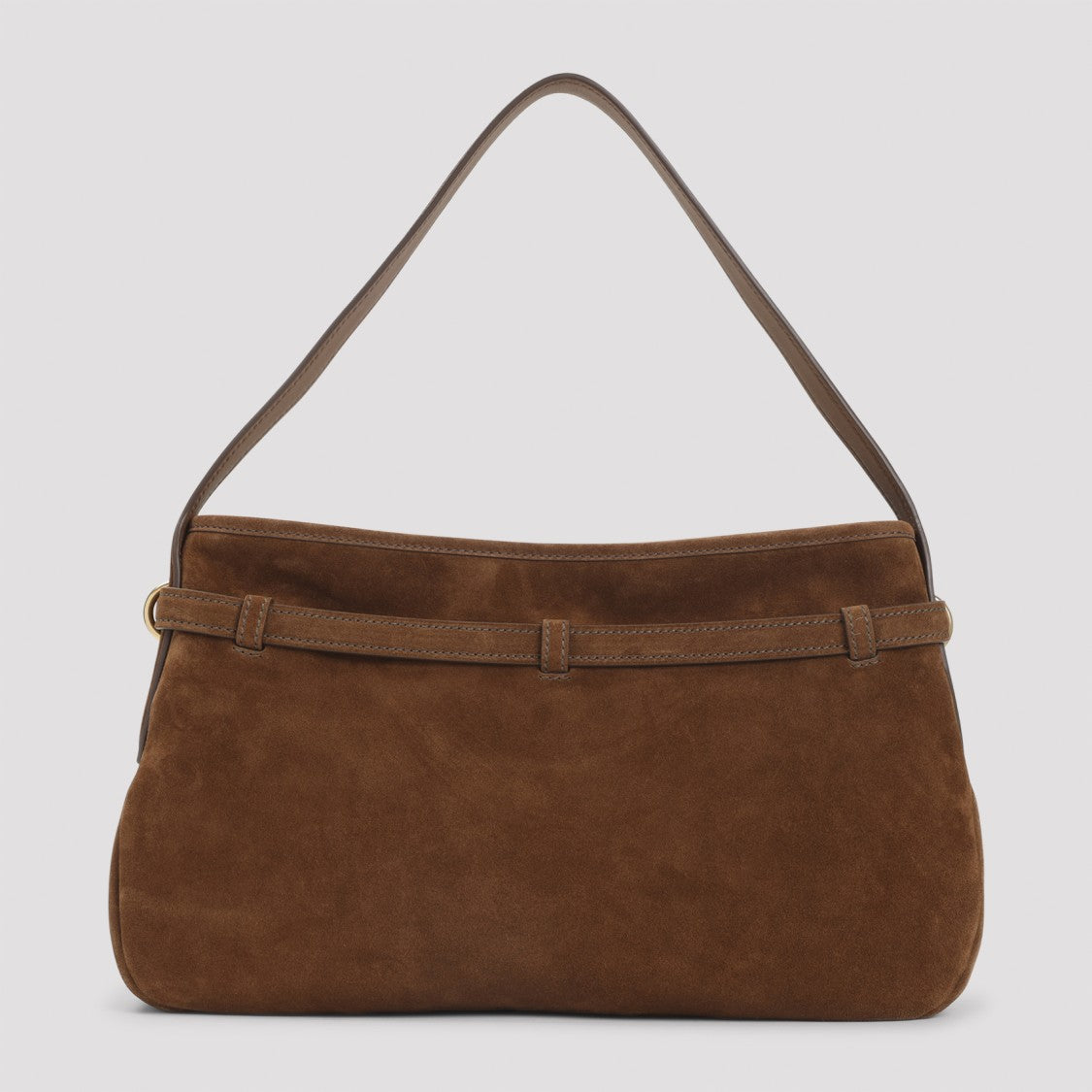 Miu Miu Oak Brown Lamb Leather Bag With Adjustable Strap