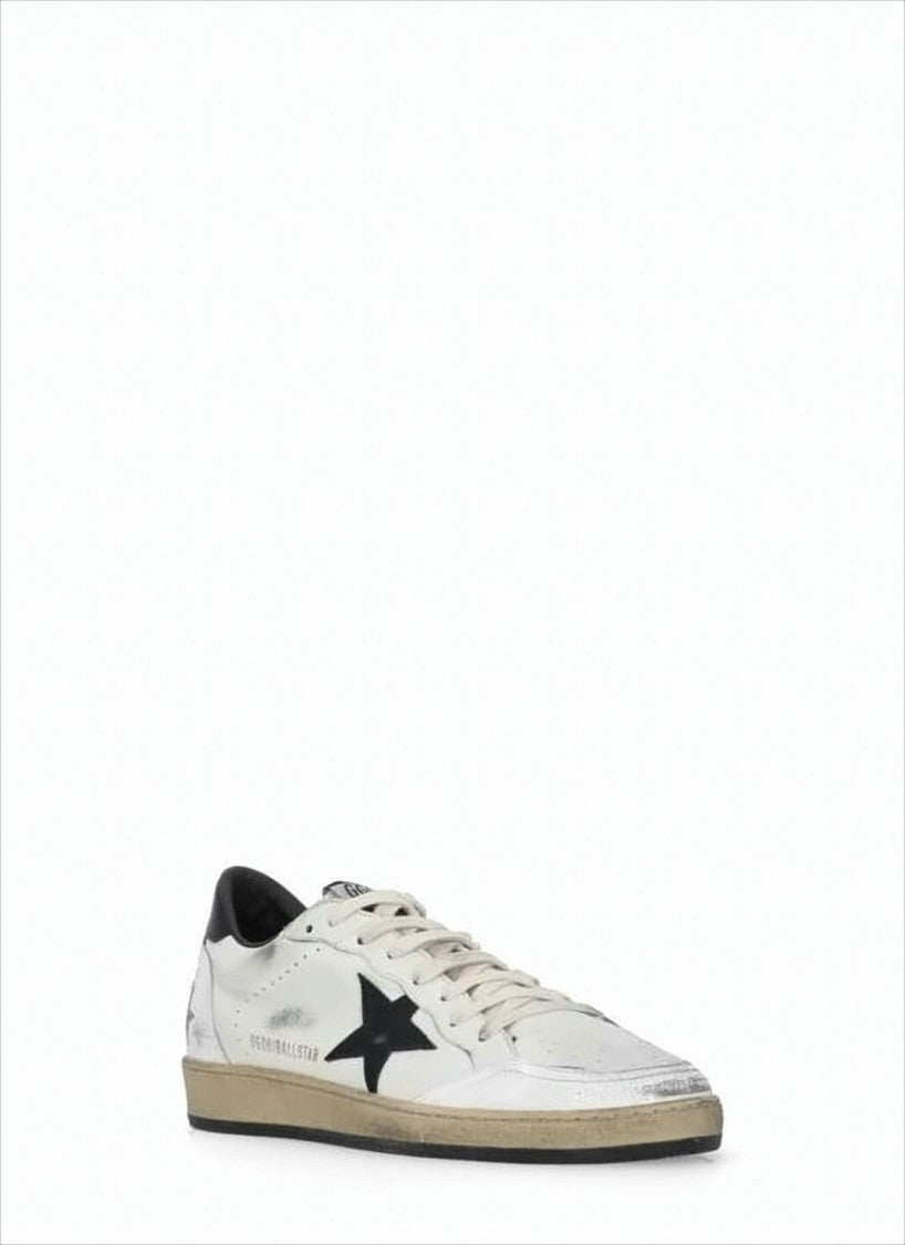 Golden Goose Low-Top Distressed Nappa Leather Sneakers