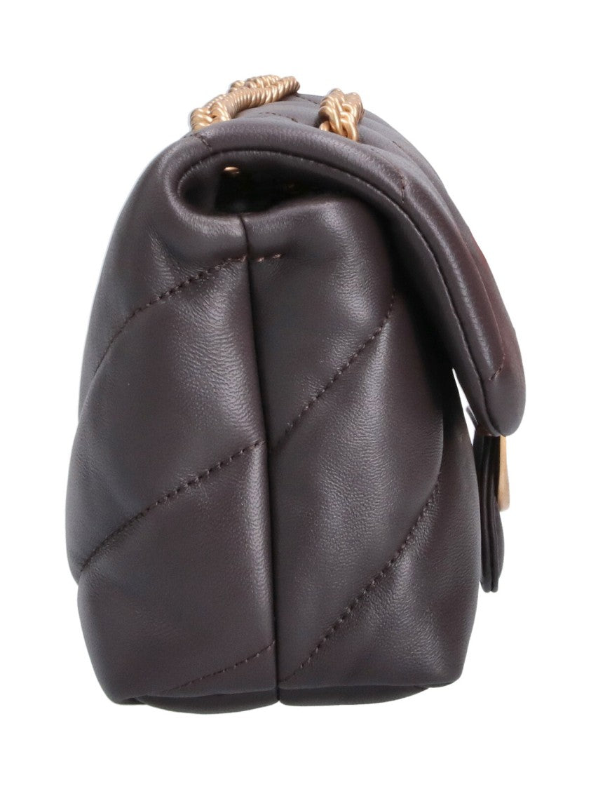 Pinko Mini Shoulder Bag With Quilted Padded Design