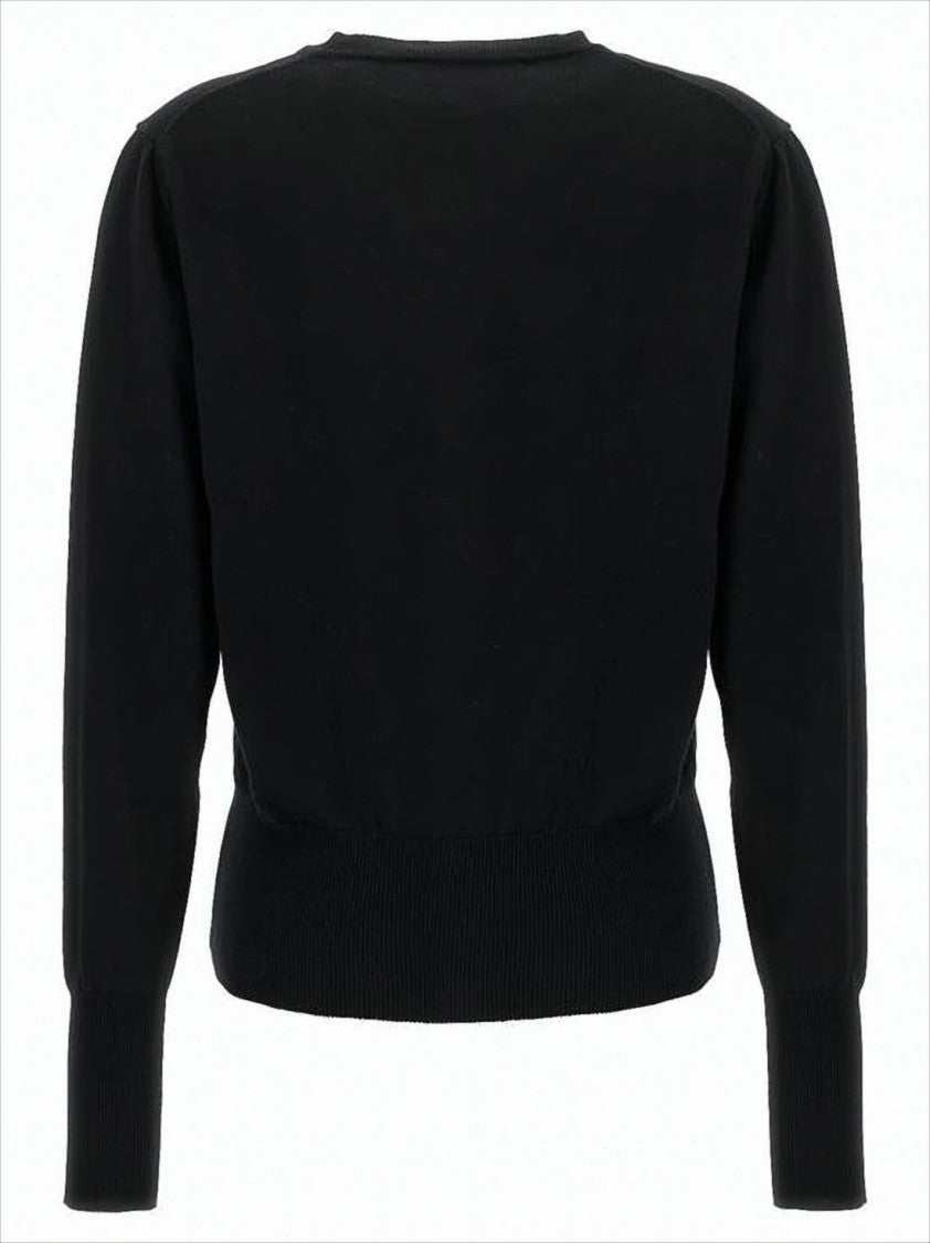 Vivienne Westwood Round Neckline Cardigan With Wooden Buttons