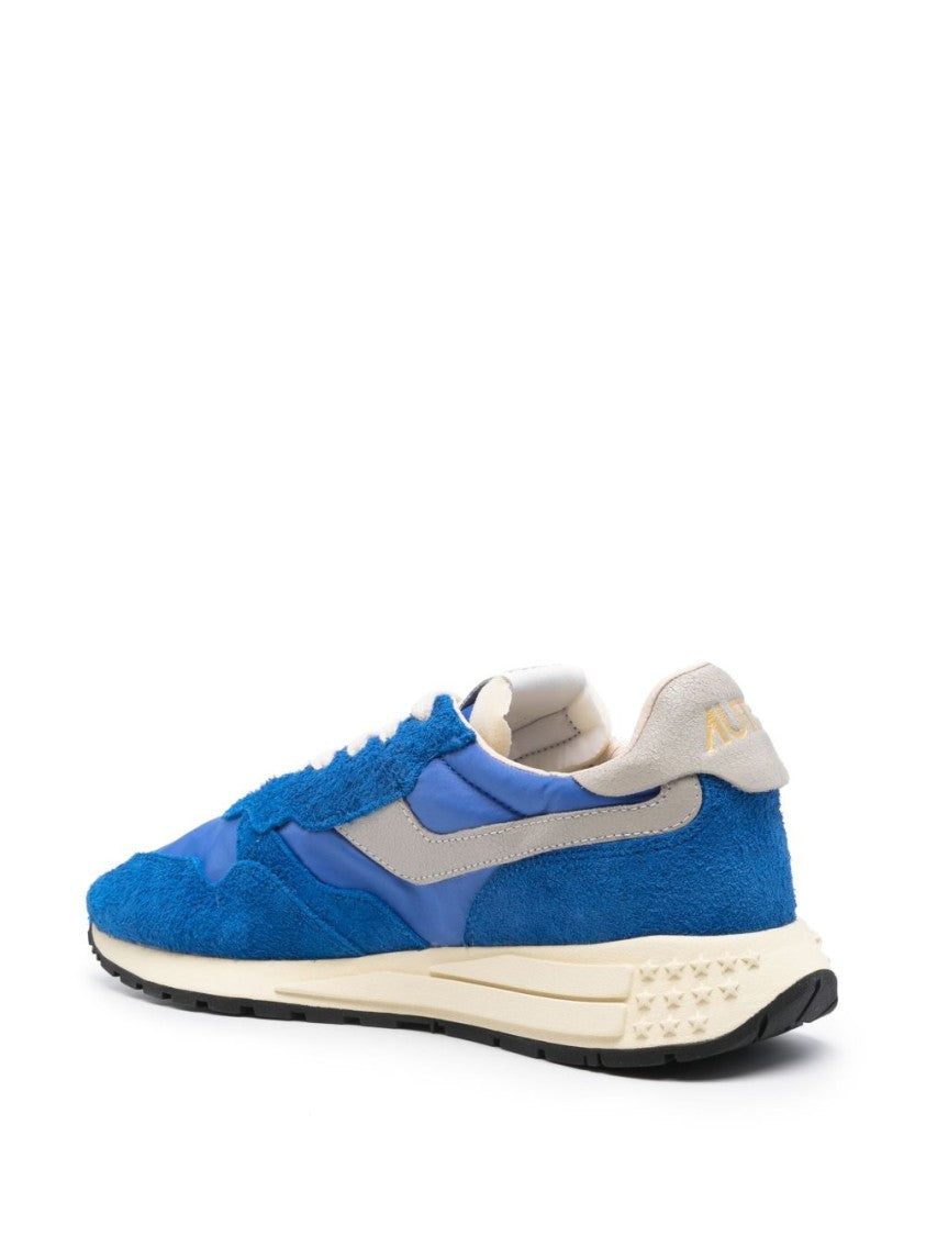 Autry Panelled Suede Sneakers With Contrasting Details