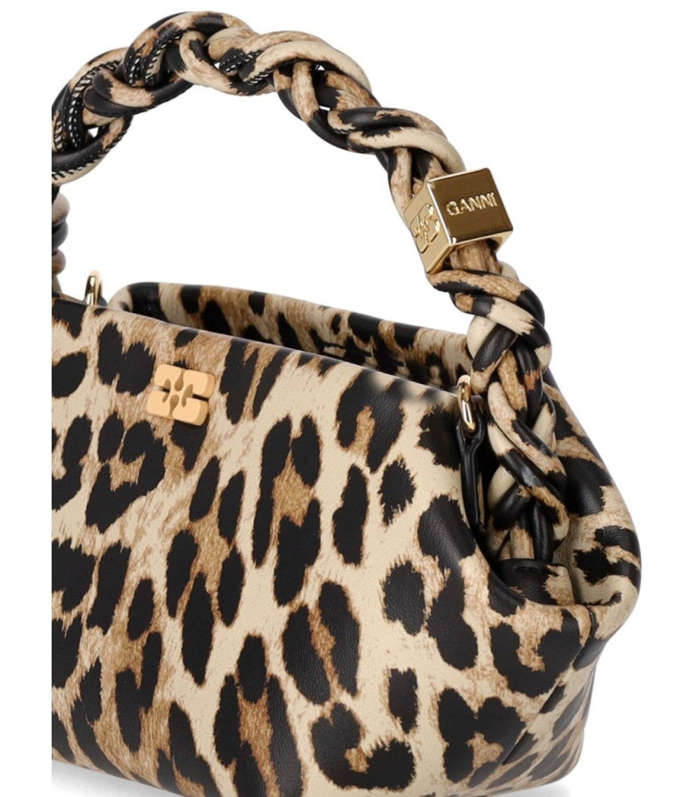 Ganni Bou Mini Animalier Handbag