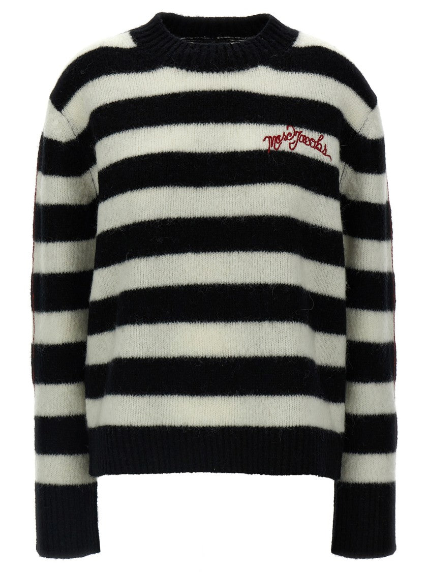 Marc Jacobs Alpaca-Wool Blend Striped Sweater