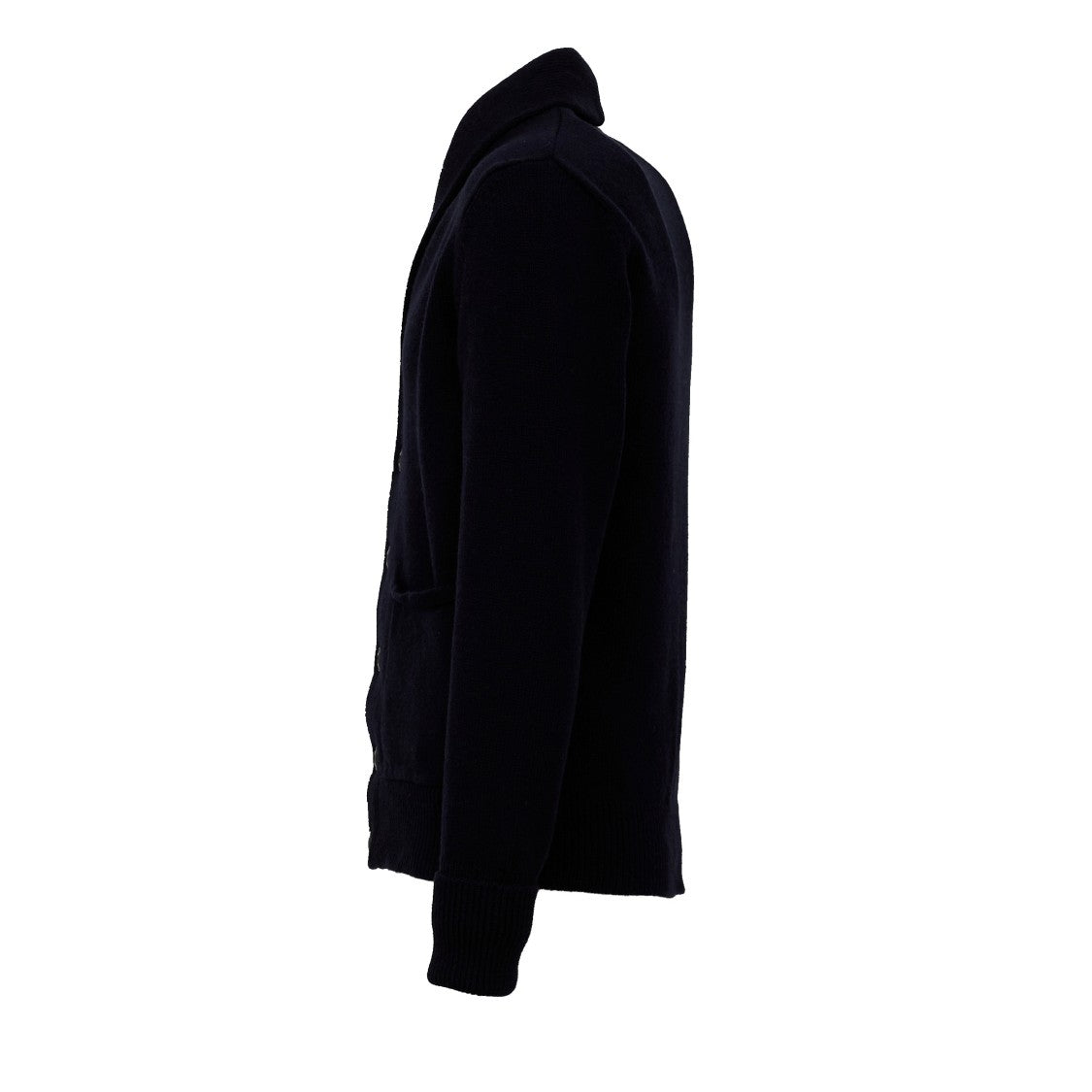 Grp Shawl Collar Wool-Cashmere Cardigan