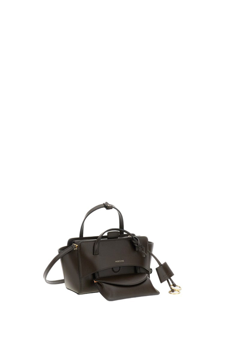 Hidesins Brown Flap S Leather Crossbody Bag