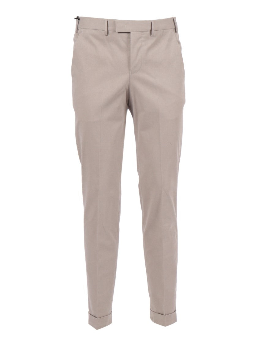 Pt01 Flat Front Casual Trousers