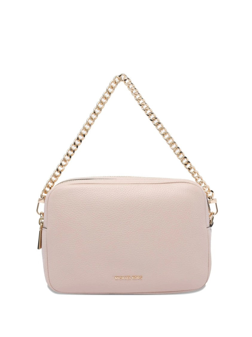 Michael Kors Leather Rectangular Shoulder Chain Handle Bag