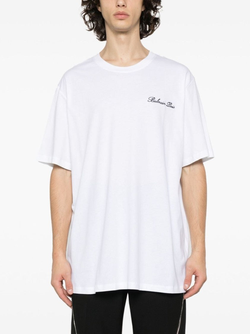 Balmain Loose-Fit Organic Cotton Jersey T-Shirt