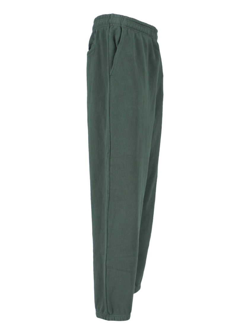 Entire Studios Green Relaxed-Fit Cotton Sports Pants