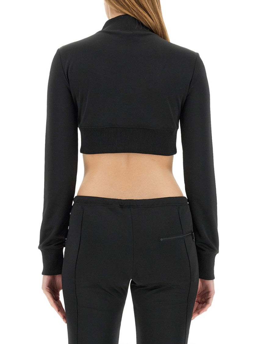 Courrèges Cropped Jacket With High Collar