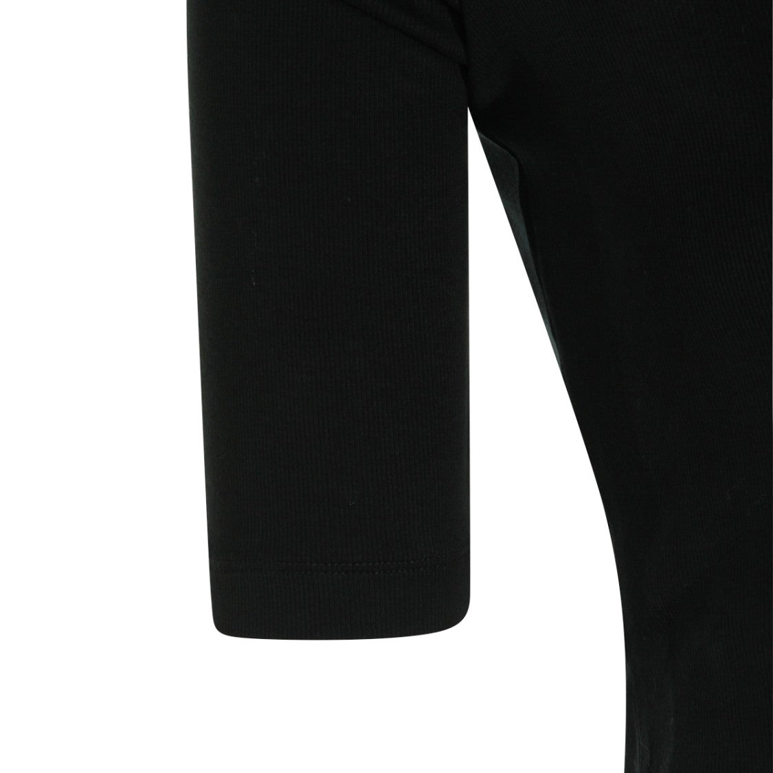 Fabiana Filippi Black Cotton Stretch T-Shirt