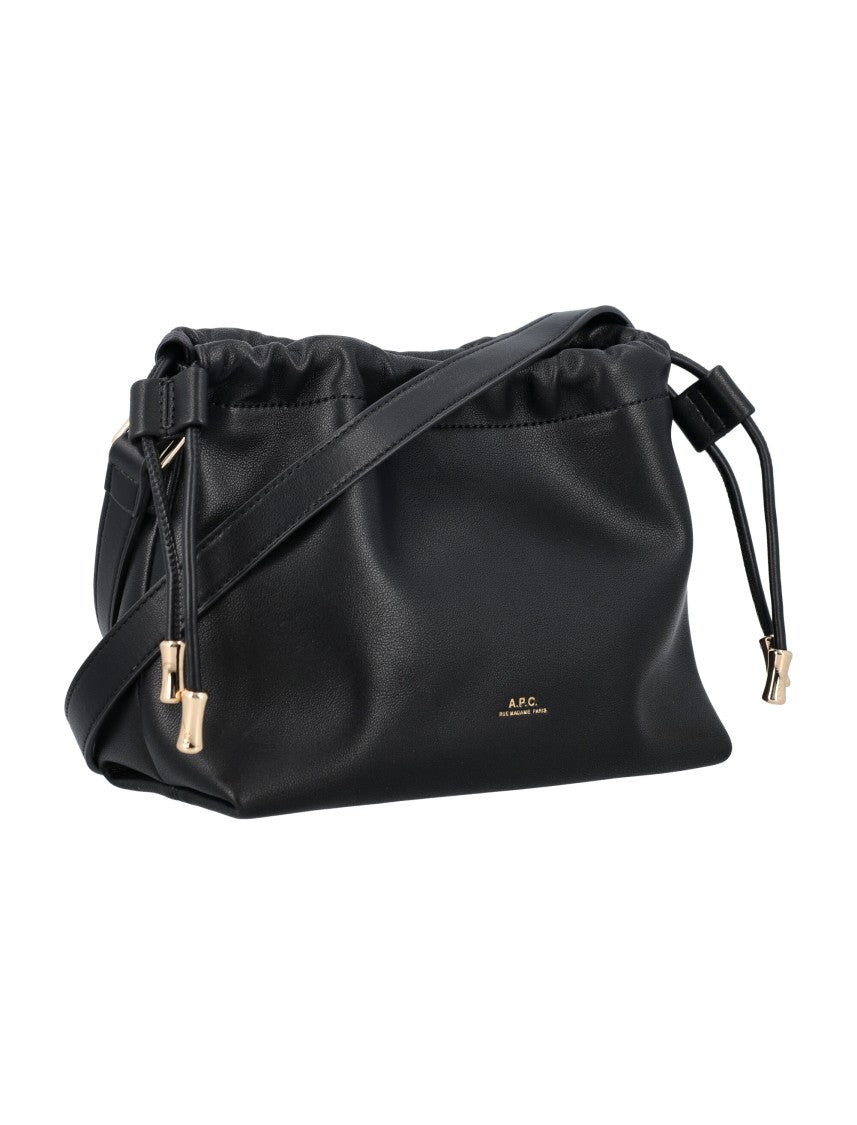 A.P.C. Gathered Edge Mini Shoulder Bag With Adjustable Strap