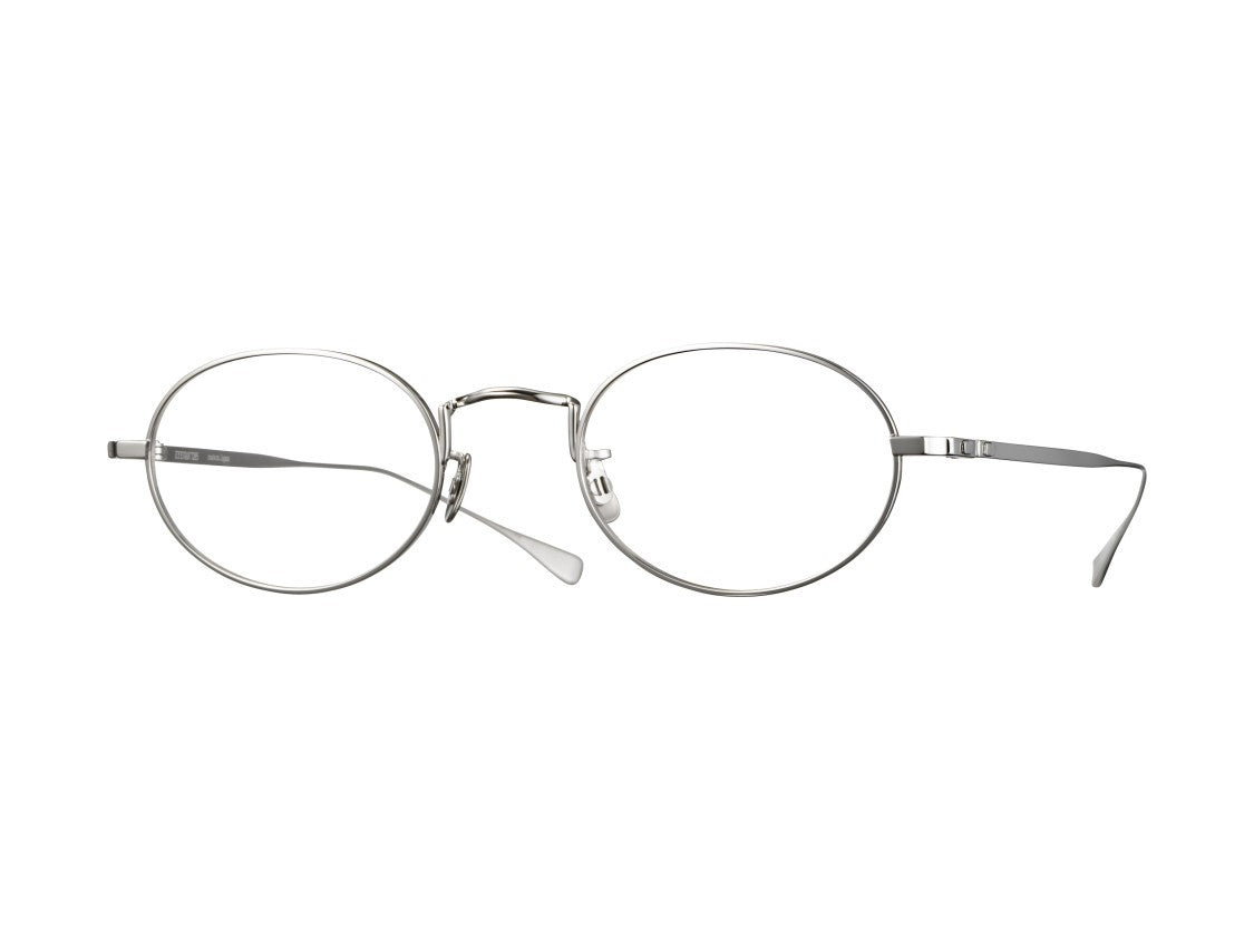 Eyevan Silver 197 Rx Minimalist Metal Round Eyeglasses