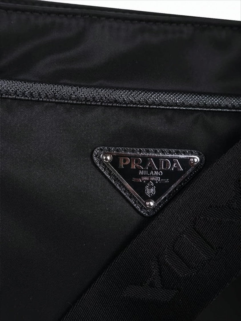 Prada Minimalist Black Crossbody Shoulder Bag