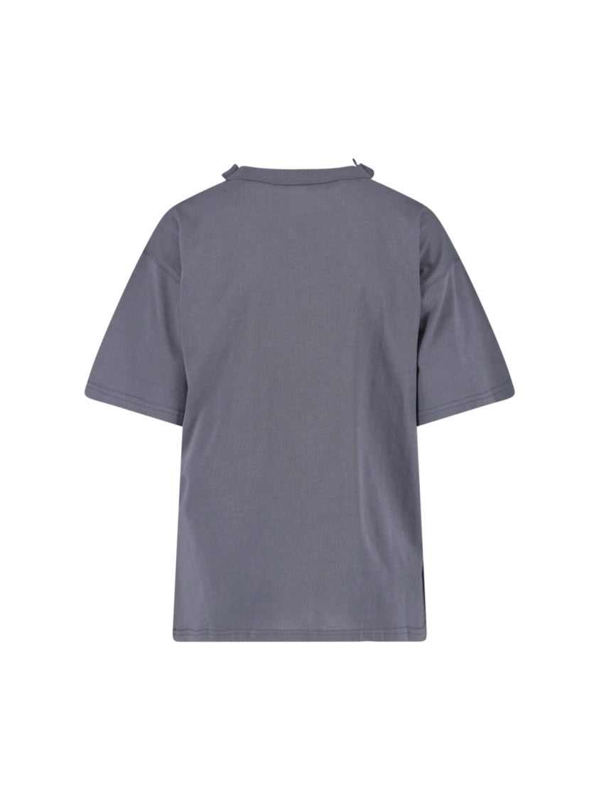 Magliano Grey I Suffer Distressed Graphic T-Shirt