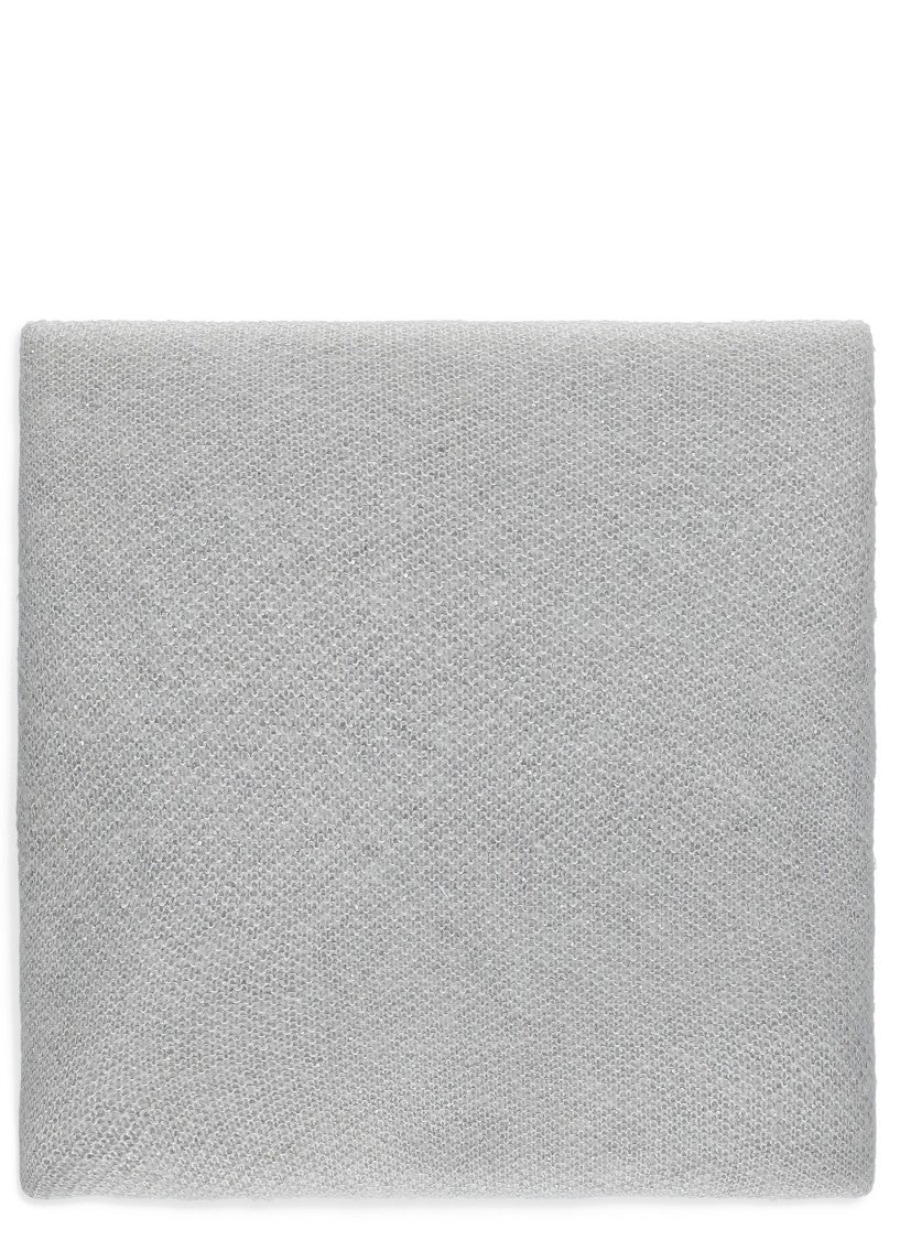 Fabiana Filippi Gradient Sequined Scarf In Grey And Ivory