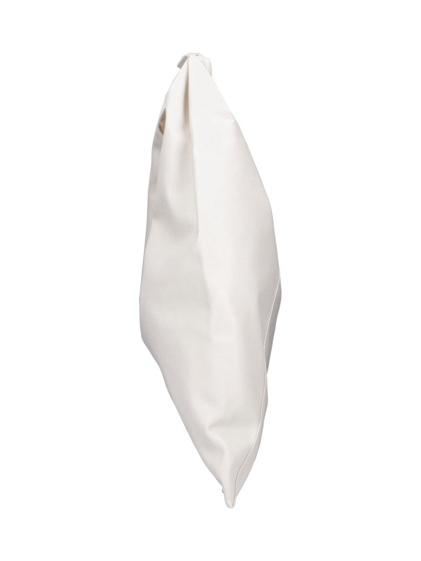 Mm6 By Maison Margiela White Medium Japanese Smooth Faux Leather Bag