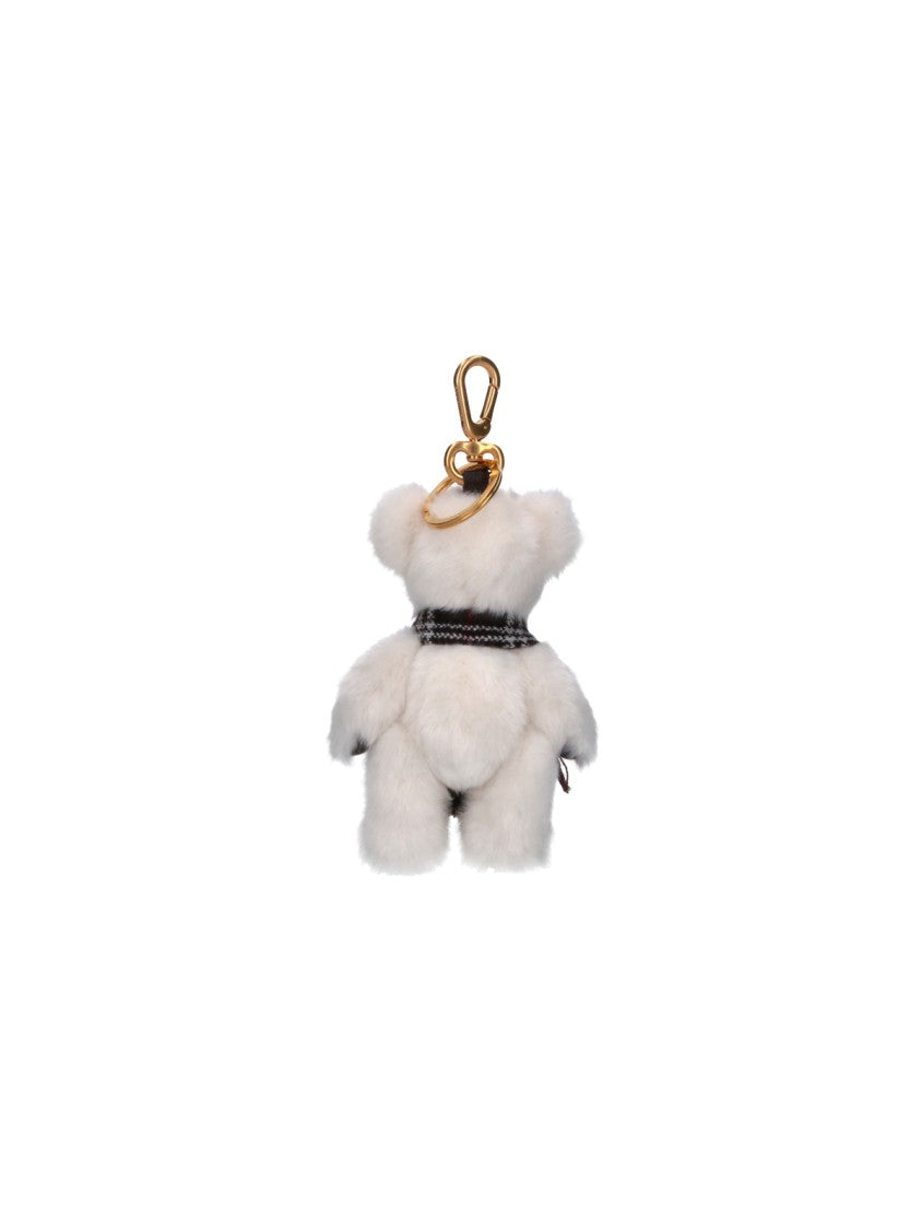 Burberry Brown Thomas Teddy Bear Canvas Keyring