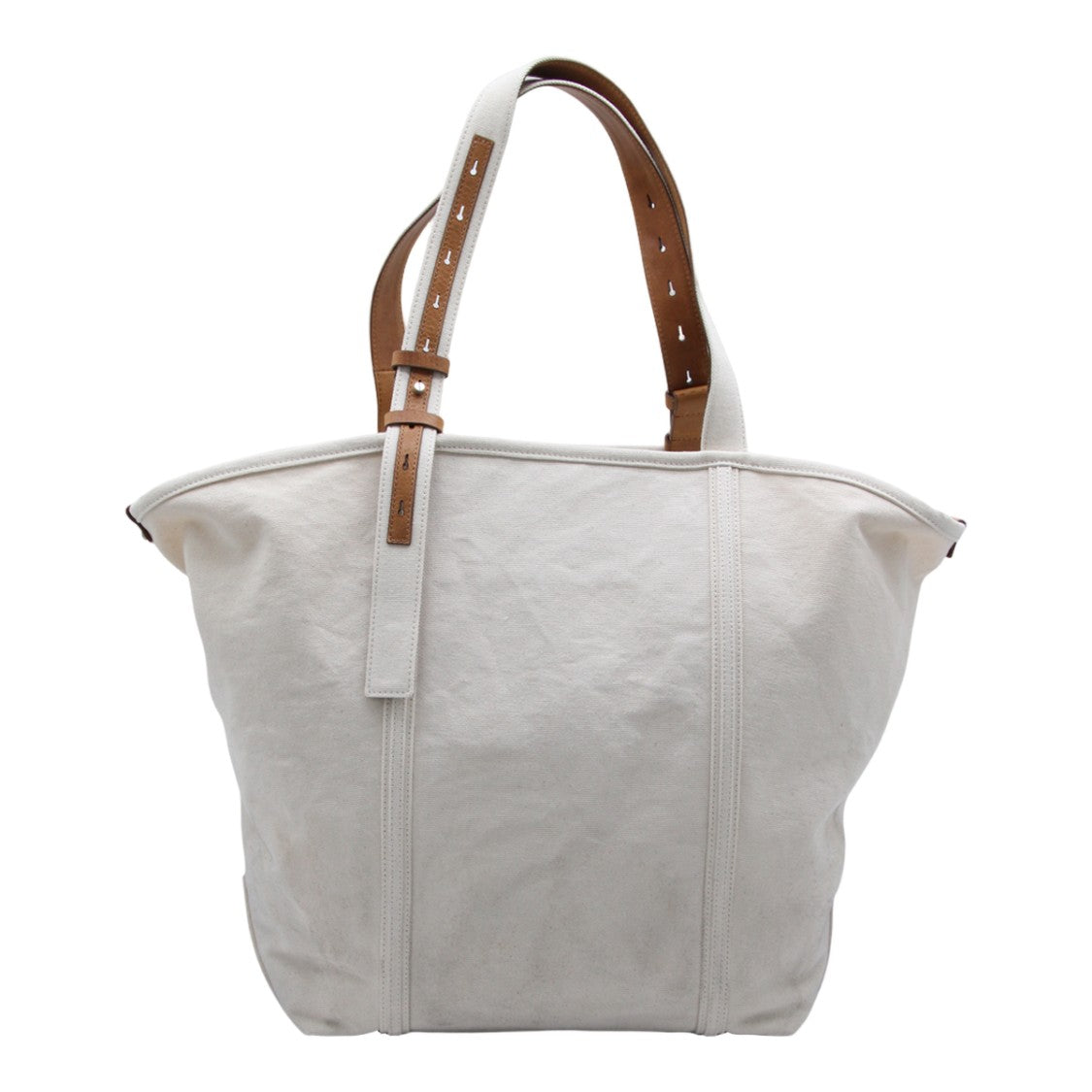 Golden Goose Structured Beige Handbag