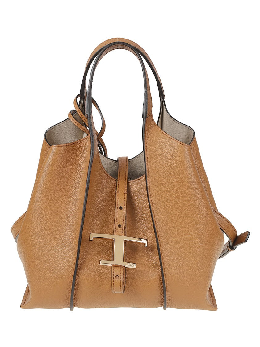 Tod's Mini Tbs Brown Leather Tote Bag