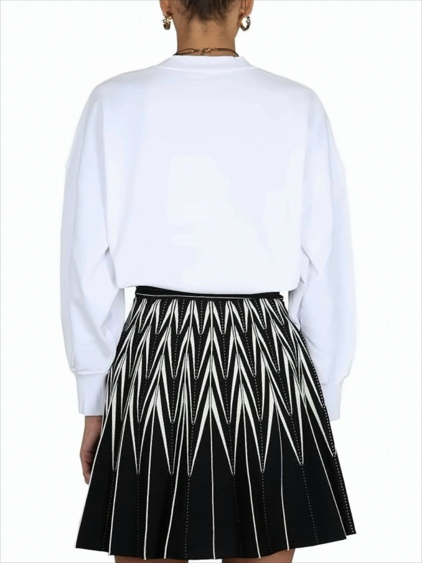 Alexander Mcqueen Relaxed Fit Long-Sleeve T-Shirt With Bold Oversized Print