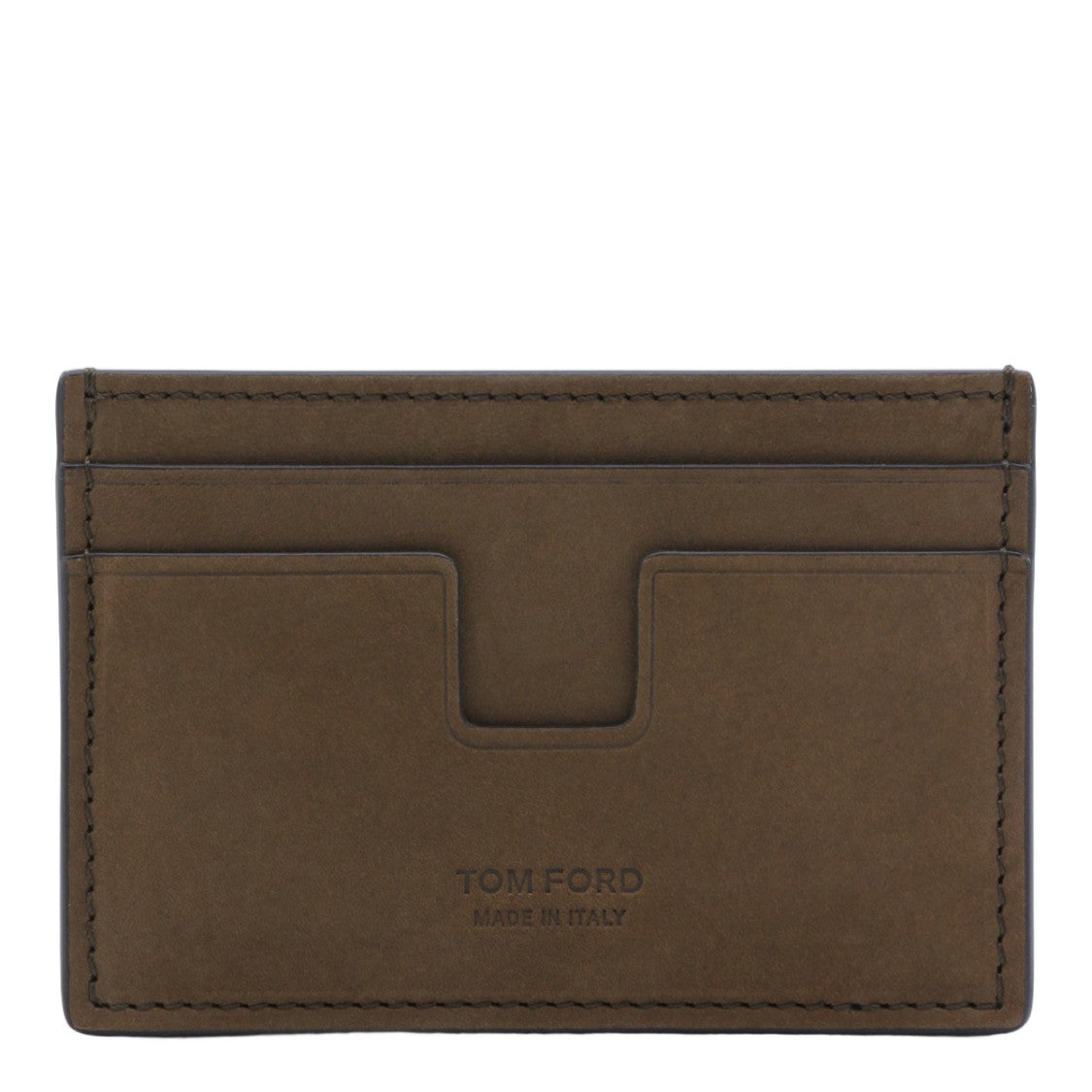 Tom Ford Matte Black Wallet With Embossed Logo