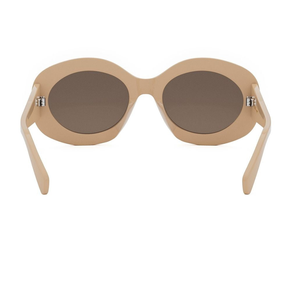Celine Triomphe Beveled Oval Sunglasses