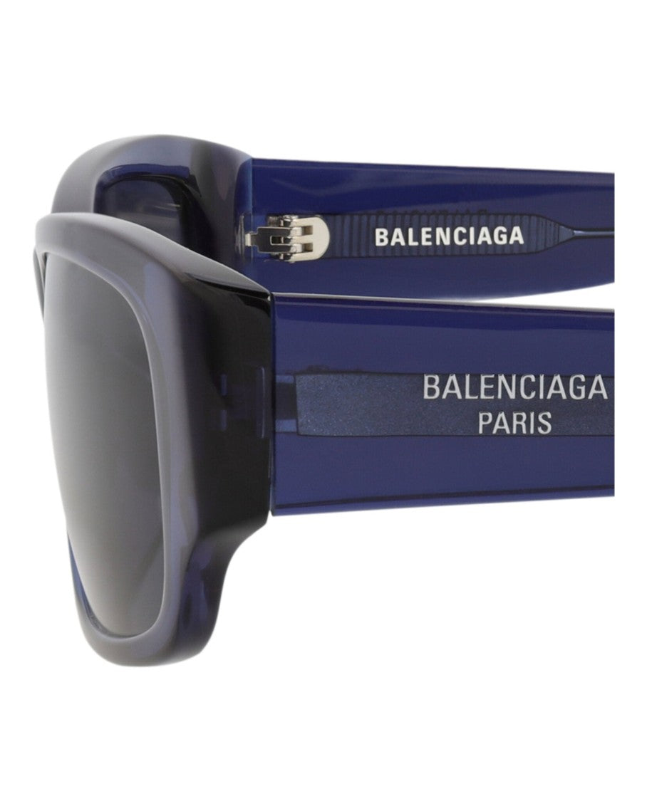 Balenciaga Square-Frame Recycled Acetate Sunglasses