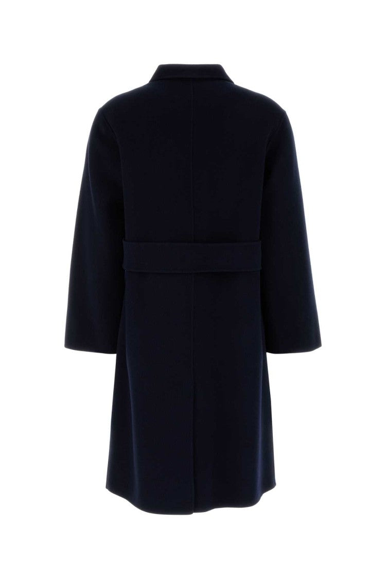 Weekend Midnight Blue Wool Zenone Coat