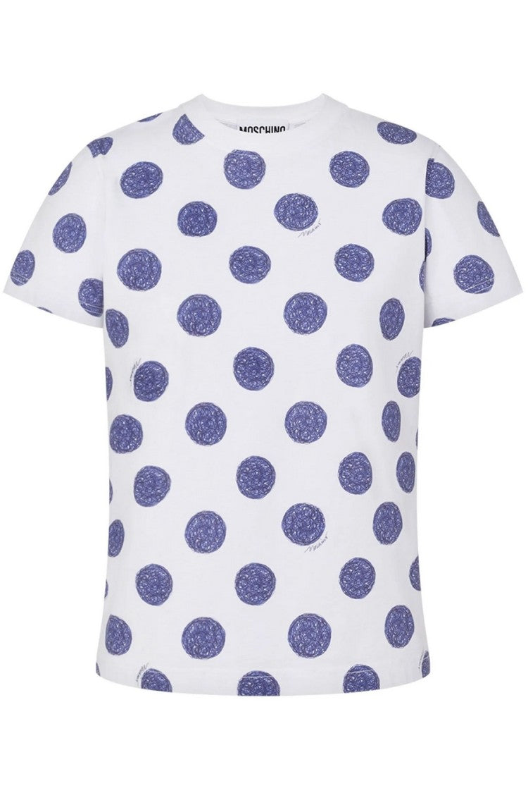 Moschino Multicolor Polka Dot Soft Cotton T-Shirt