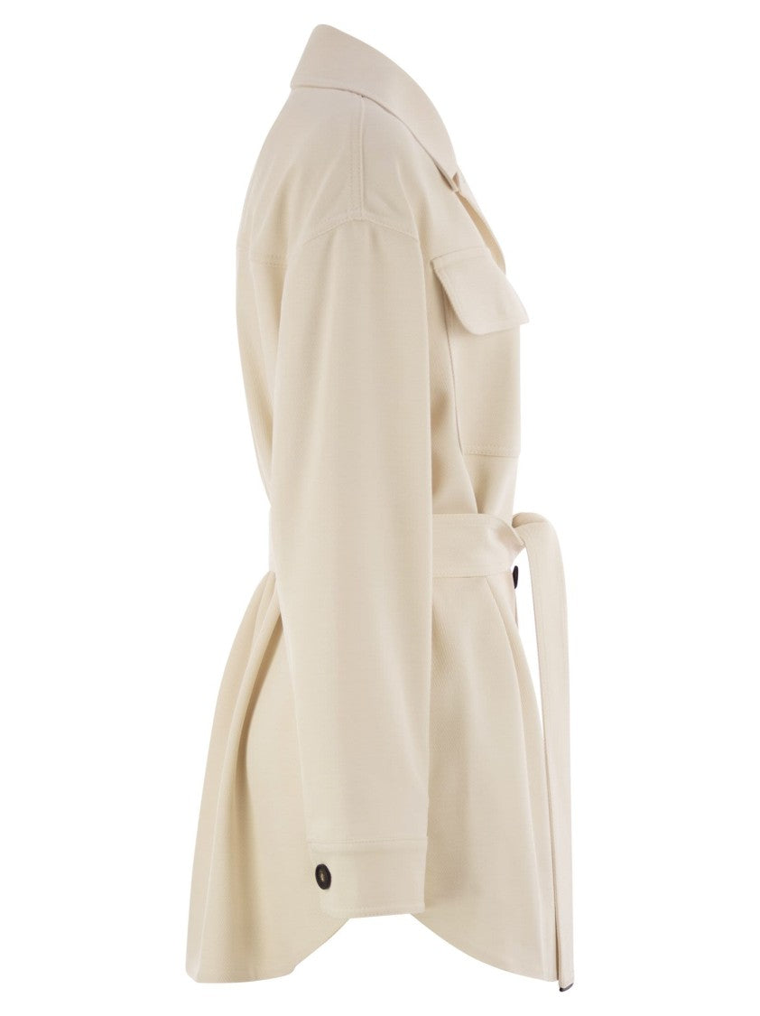 Brunello Cucinelli Viscose And Wool Safari Jacket