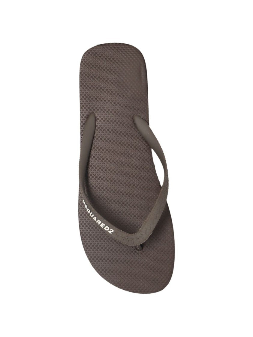Dsquared2 Brown Sandals With Textured Footbed