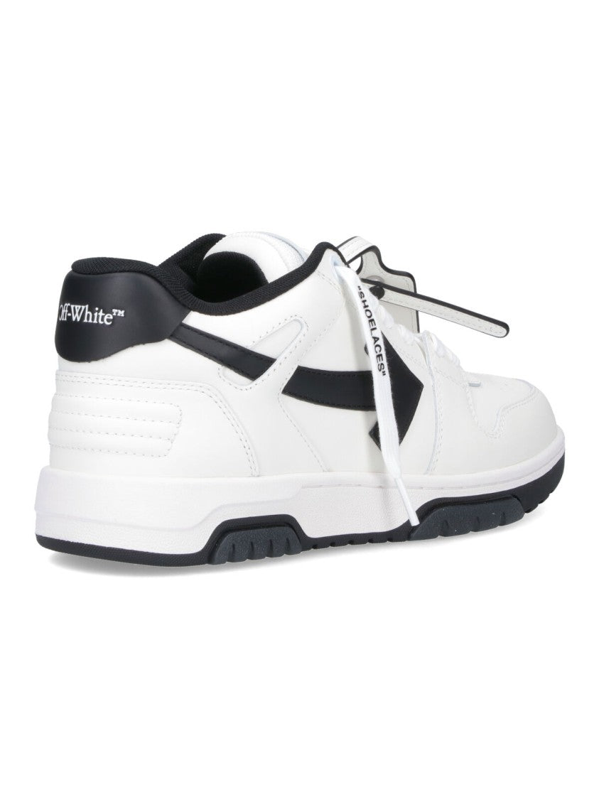 Off-White White Leather Out Of Office Sneakers