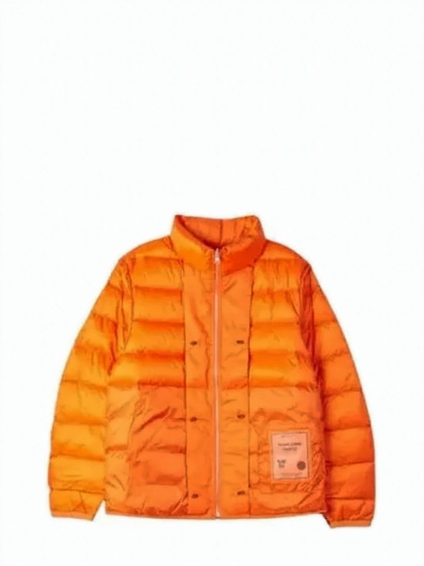 Ten C Quilted Puffer Jacket With Stand Collar