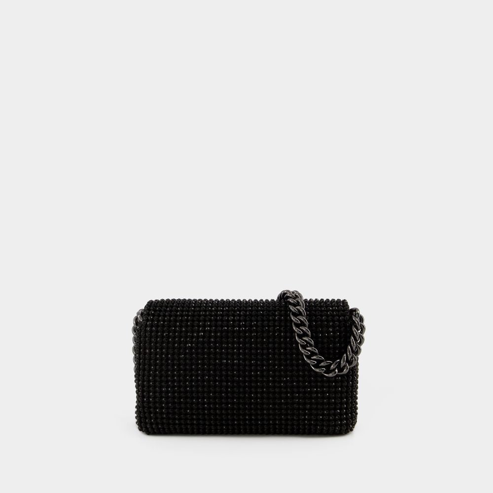 Marc Jacobs The Mini J Marc Shoulder Bag - Mesh - Black