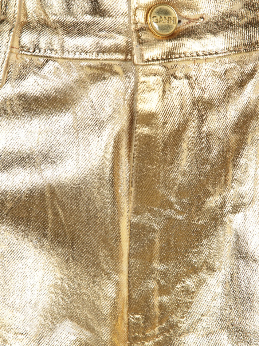 Ganni Metallic Jeans