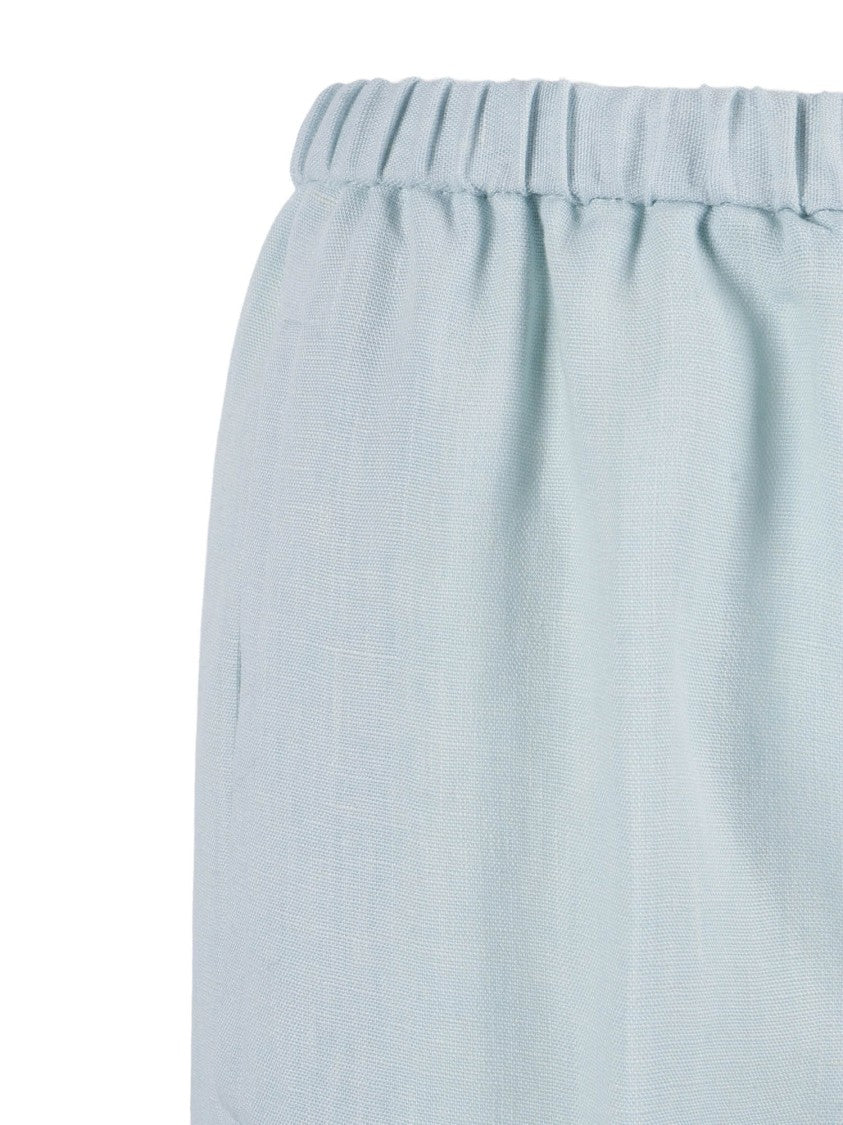Forte Forte Relaxed Fit Linen Straight-Leg Pants